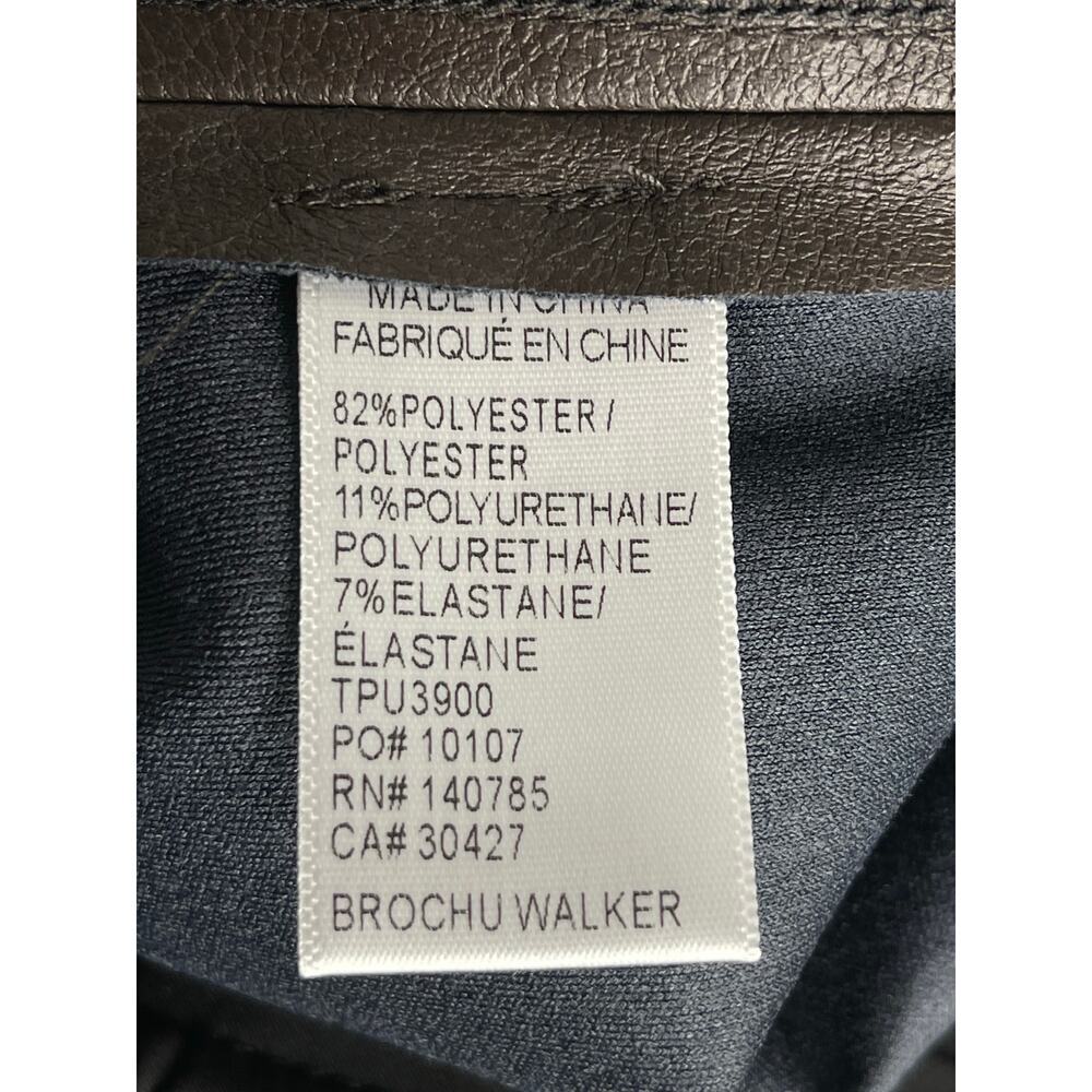 Brochu Walker women’s The Westport Vegan Leather Pant size S Timber - Picture 10 of 11